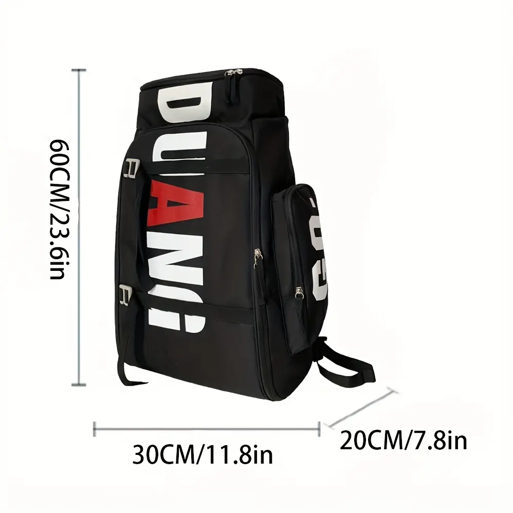 Unisex Travel Backpack, Large Capacity Durable Nylon Luggage Bag for Adults, Lightweight & Water-Resistant for Outdoor Adventures, Durable Travel Bag, Synthetic, Holds All Travel Needs Comfortably