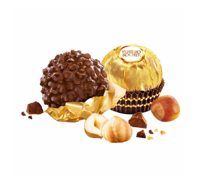 Ferrero Rocher, Milk Chocolate Hazelnut Candy, 48 Count