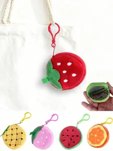 Mini Realistic Fruit Coin Purse, Faux Fruit Bag Keychain, Fashion Travel Accessory, Perfect Gift for Women, Daily Essential