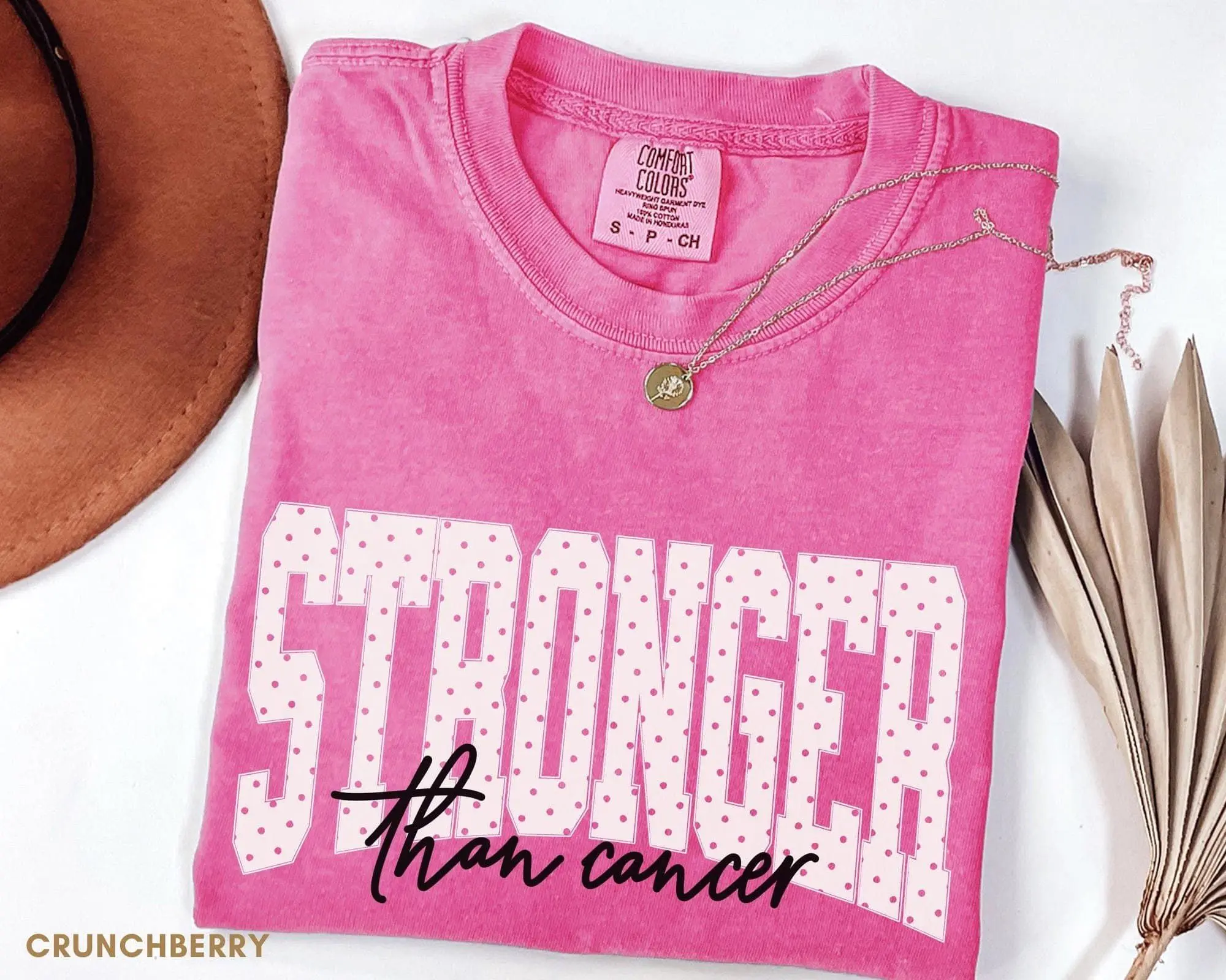 Comfort Color Breast Cancer Awareness Shirt, Chemo Warrior Gifts, October Survivor Tee, Stronger Than Cancer Tshirt, Cancer Family Support
