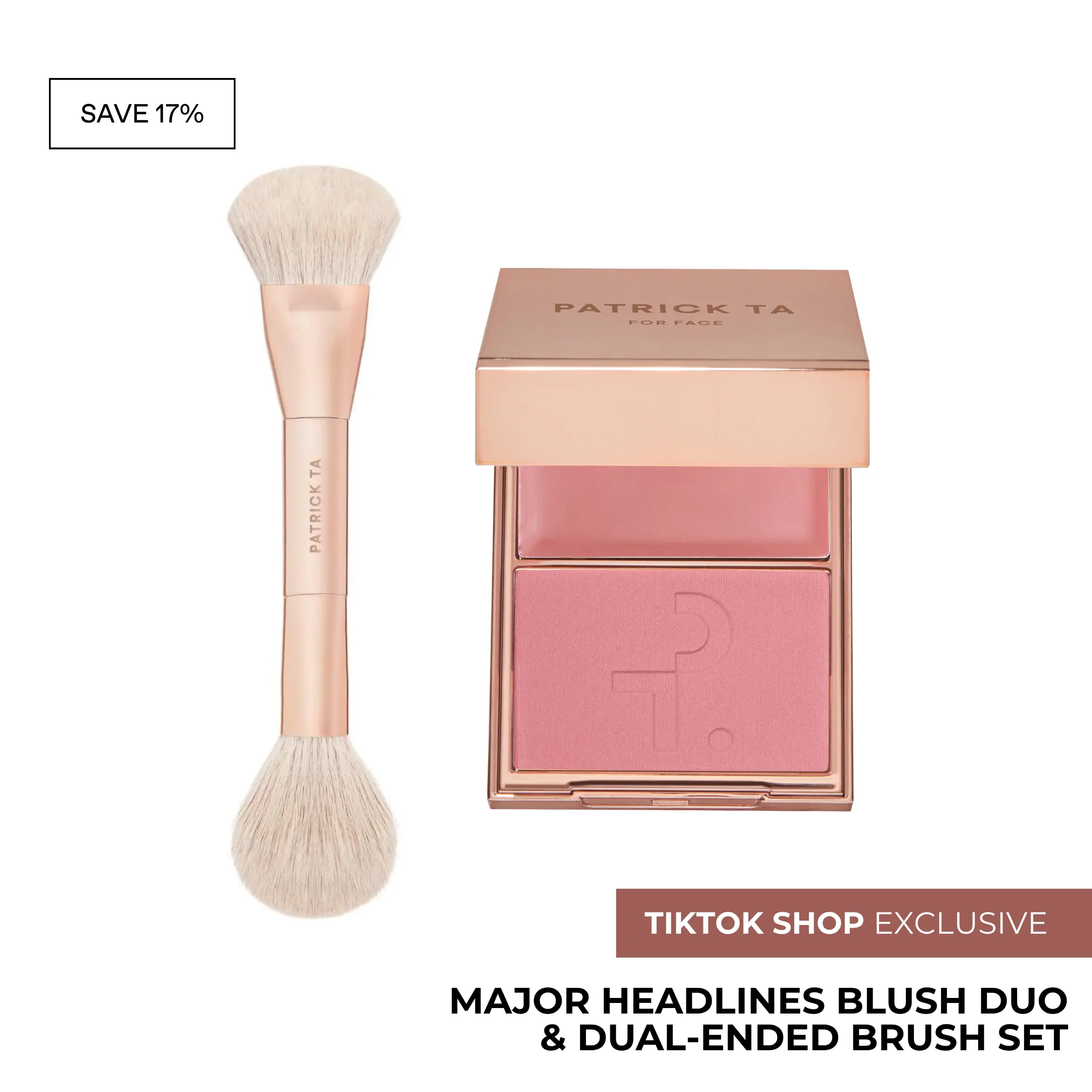 Major Headlines Blush Duo & Dual-Ended Brush Set Major Headlines Blush Duo & Dual-Ended Brush Set