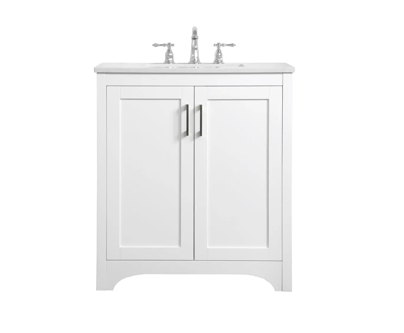 Moore Single Bathroom Vanity White