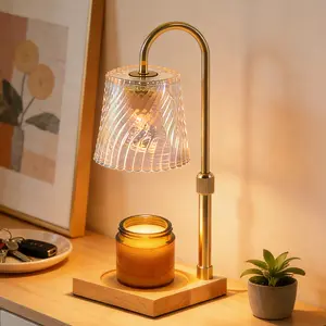metdark Candle Warmer Lamp with Timer & Dimmable Control - Height Adjustable Wax Melt Warmer for Scented Jar Candles - Flame-Free Home Decor, Birthday Gifts for Women Mom