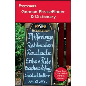 USED-Frommer's German PhraseFinder & Dictionary (Frommer's Phrase Books) by James Cohen (Paperback)