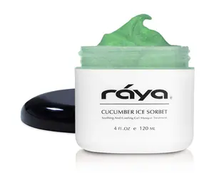 Raya Cucumber Ice Sorbet Masque (608) | Soothing and Cooling Facial Gel Mask for All Skin | Helps Reduce Redness and Inflammation | Great After-Sun Soothing Treatment