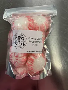 Freeze Dried Candy - Peppermint Puffs by 3 Kids Candy Freeze Dried Candy - Peppermint Puffs by 3 Kids Candy