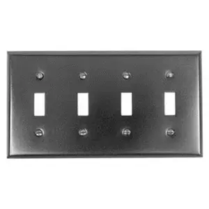 Acorn AW4BP 0314 4-Toggle Switch Plate