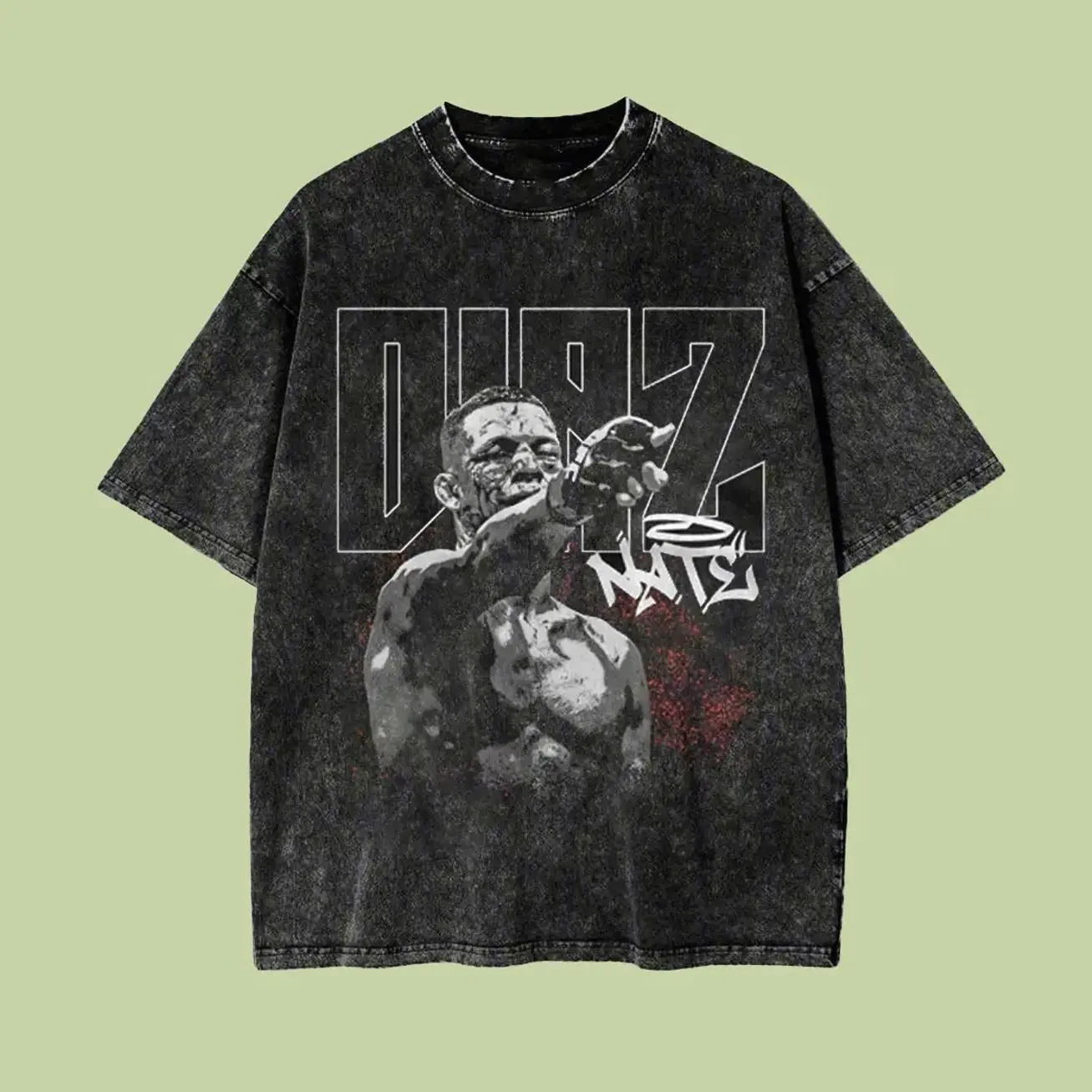 Nate Diaz Shirt, Vintage UFC Bootleg 90s Graphic MMA Tee, Unisex Sport T-shirt Gift, workout t-shirt, sports shirt, gift for him YWE