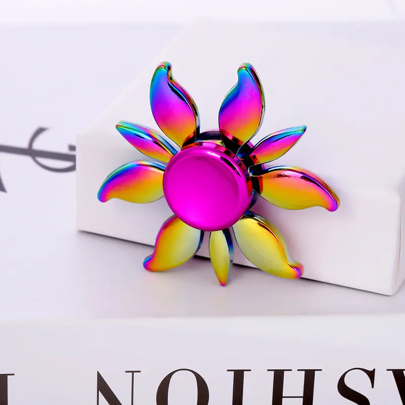 Colorful Nine-Leaf Flower Floating Box Set