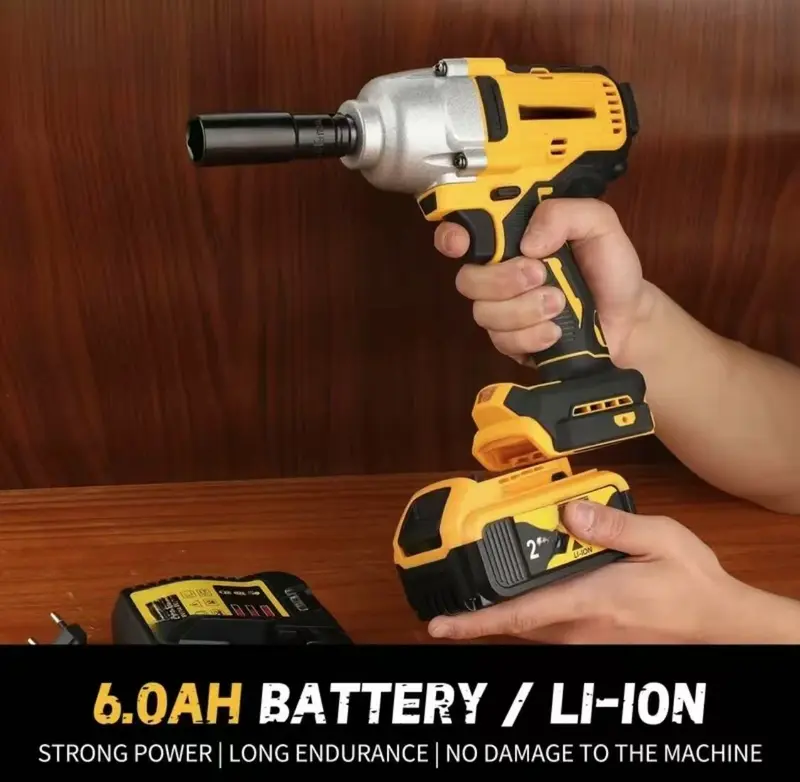 2026 lmpact Wrench 1/2" Inch High Torque WithHog Ring Anvil 20V Brushless Cordless WrenchPower Tools DCF900