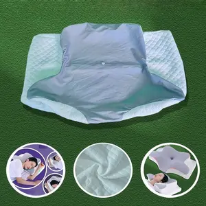 One butterfly-shaped pillowcase - 23.62*15.75*4.72 inches, original pillowcase, ergonomic design, sleep neck pillowcase - hypoallergenic - machine washable - ideal holiday gift, pillowcase set, Durable Bedding Accessories