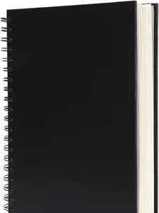 Prefect 8.5x11inches Hardbound Sketch Book, 80-Sheets 90gsm Inner Paper, Acid Free, Spiral Bound Sketch Pad, Ideal for Kids and Adults