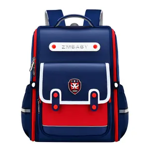 New Sesame Baby Elementary School Backpack for Grades 1-3, British Style Boys' School Bag, Lightweight Girls' Backpack