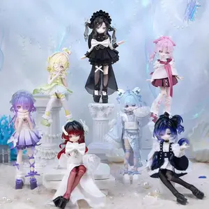 Minty "Ocean Gem" Articulated BJD Doll – Poseable, Dress-Up Collectible, Cute Gift for Girls, Desktop Decorative Ornament