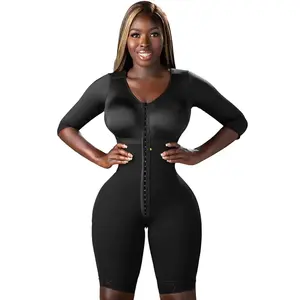 Stage 1 Full Body Faja for Plastic Surgery Recovery|             Compression Hook Levels|             Padded Straps