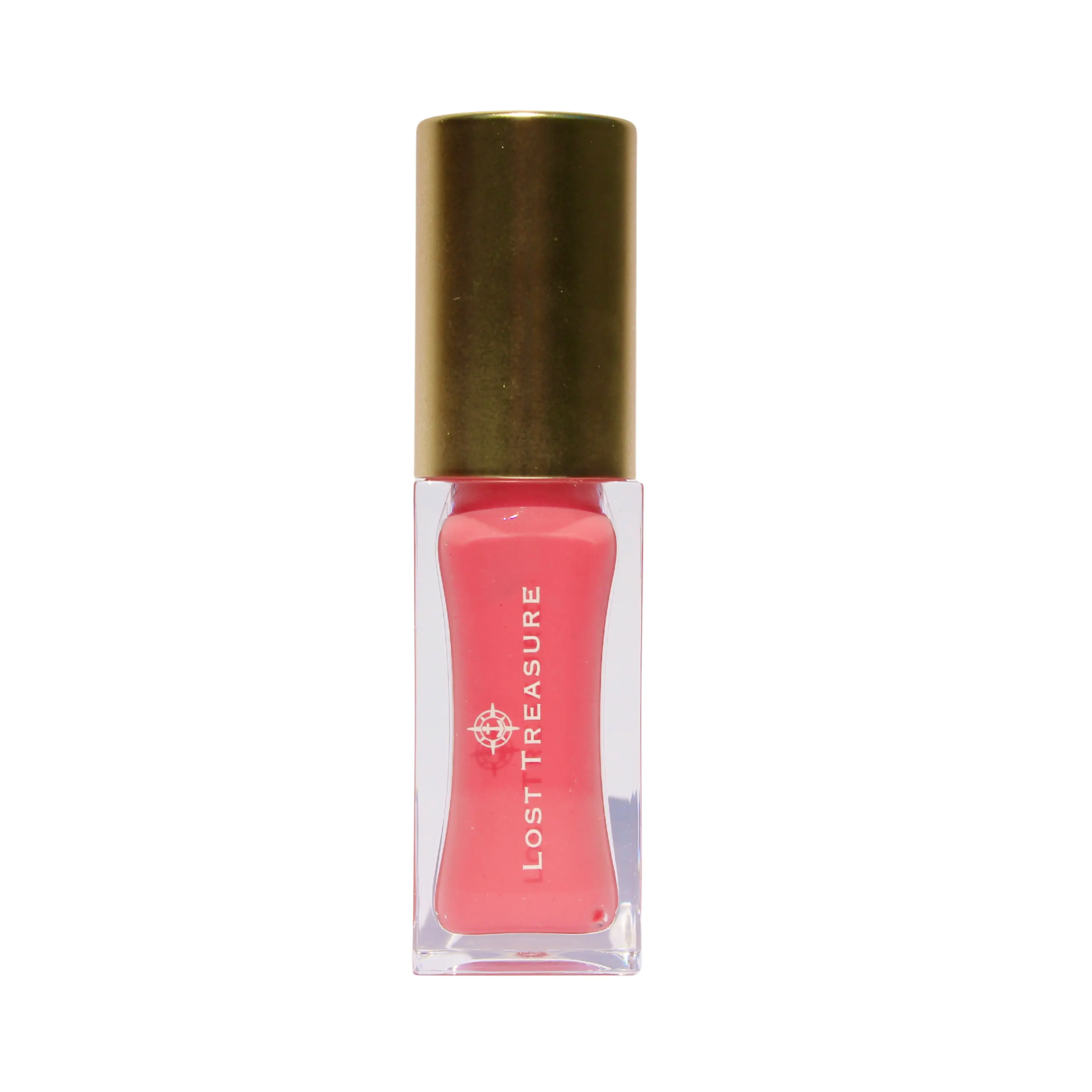 Lost Treasure Beauty Kiss Me Sailor Lip Gloss Balm, Coconut Oil Infused, Gluten-Free, Soft Glam Finish, Cool Undertone, for Glossy Lips