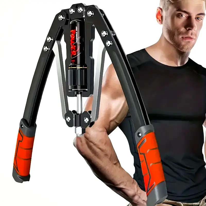 Hydraulic Power Twister Adjustable Arm Exerciser (22-440lbs) - Chest Expander, Shoulder & Arm Strengthener for Home Gym Strength Training