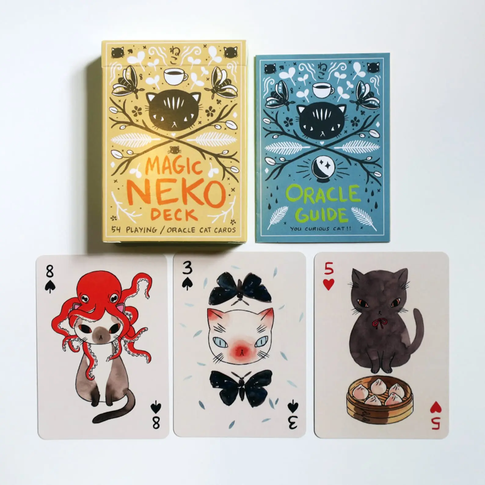 The Magic Neko Deck Playing Carrd - Neko 54 Cards Deck, Playing Cards for Fan