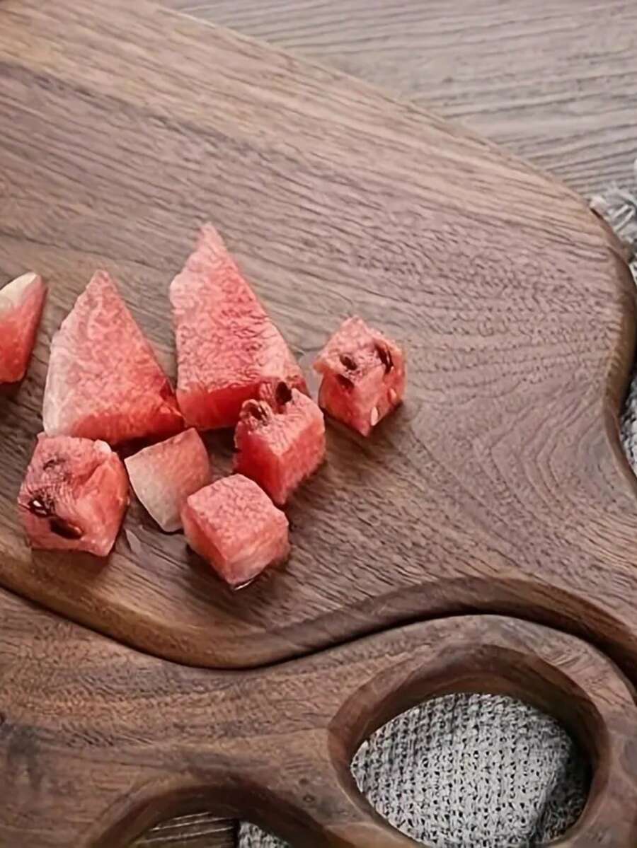 Set Of 2 Walnut Cutting Boards (15inch*7.1inch/11.8inch*5.9inch)- High Quality Handmade Kitchen Cutting Boards For Food Preparation, High-Quality Wood Material Accessories For Couples And Home Chefs