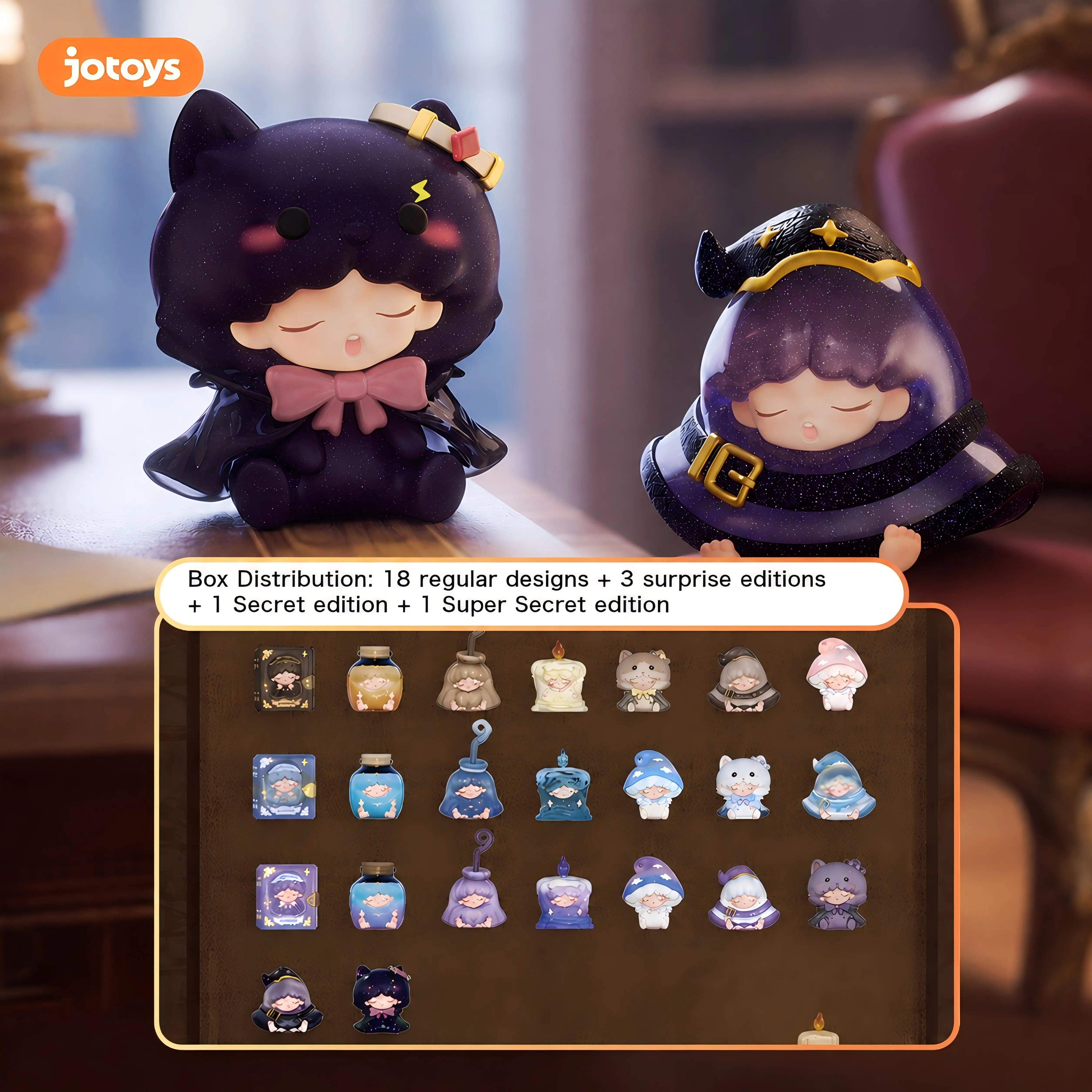 Jotoys YUMO Magic Manual Series Mini Collectible Blind Pack - Desk Shelf Decor, Surprise Gift Figurine
