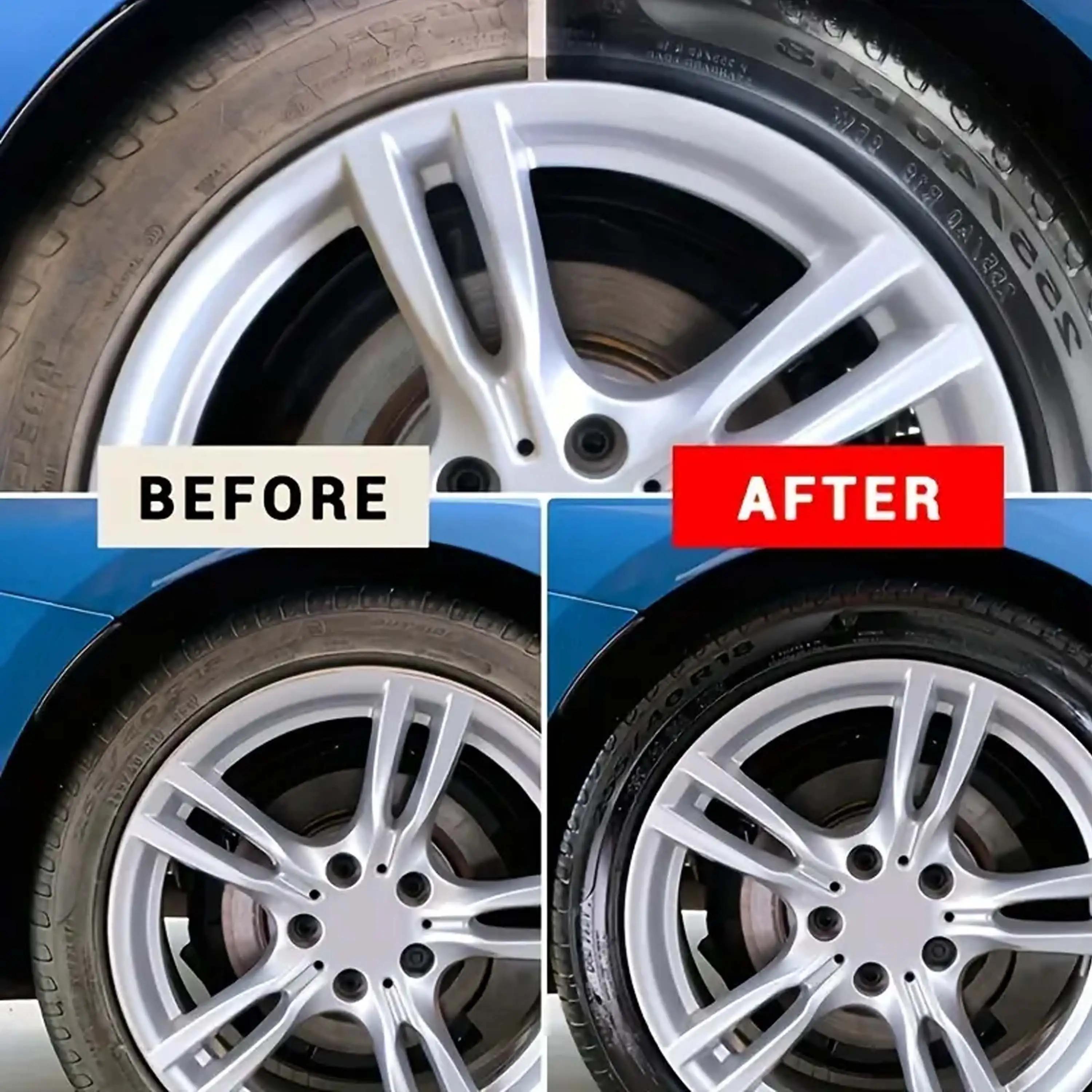 Tire Maintenance Coating Paste - Durable Protection & Plastic Component Brightener Long-lasting protective coating, anti-aging, tire protection