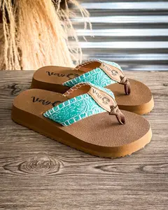 Pamela Sandal in Turquoise by Very G