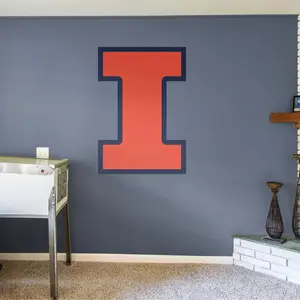 Illinois Fighting Illini - RealBig Logo Collection - Official NCAA - Reusable Vinyl Wall Decals