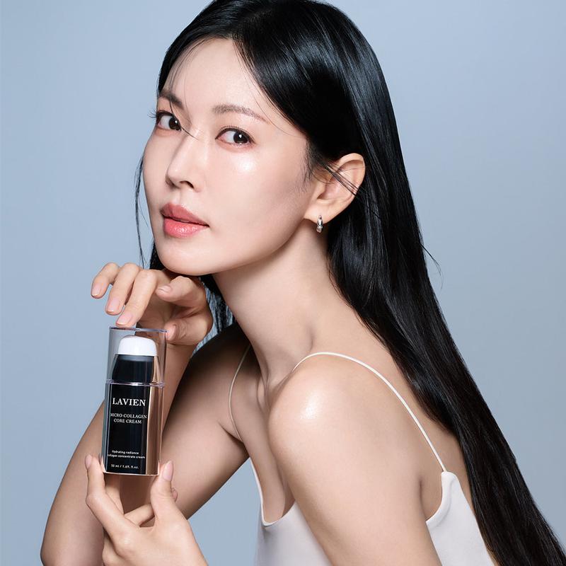 LAVIEN Micro Collagen Core Cream 50G - Anti-Aging Moisturizer with 60.3% Collagen Extract & Hydrolyzed Elastin for Hydration & Firmness