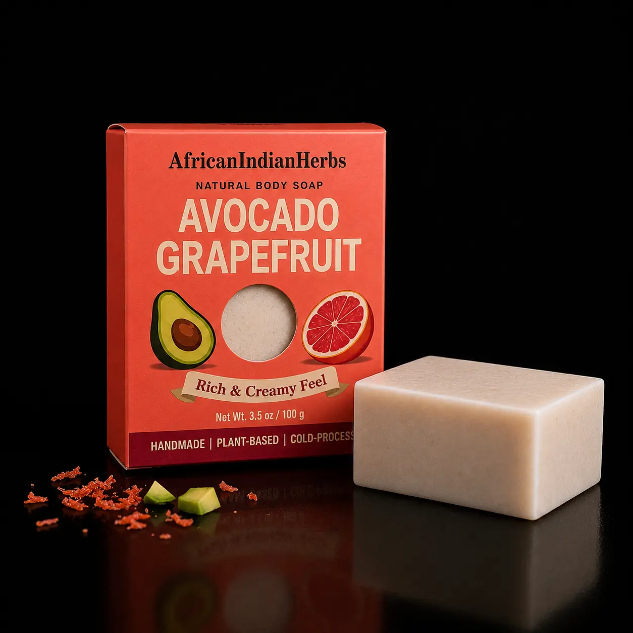 Nephew Organics Avocado Grapefruit Soap