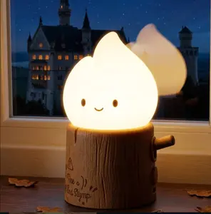 DreamVia™ Flameless Candle Night Light with White Noise