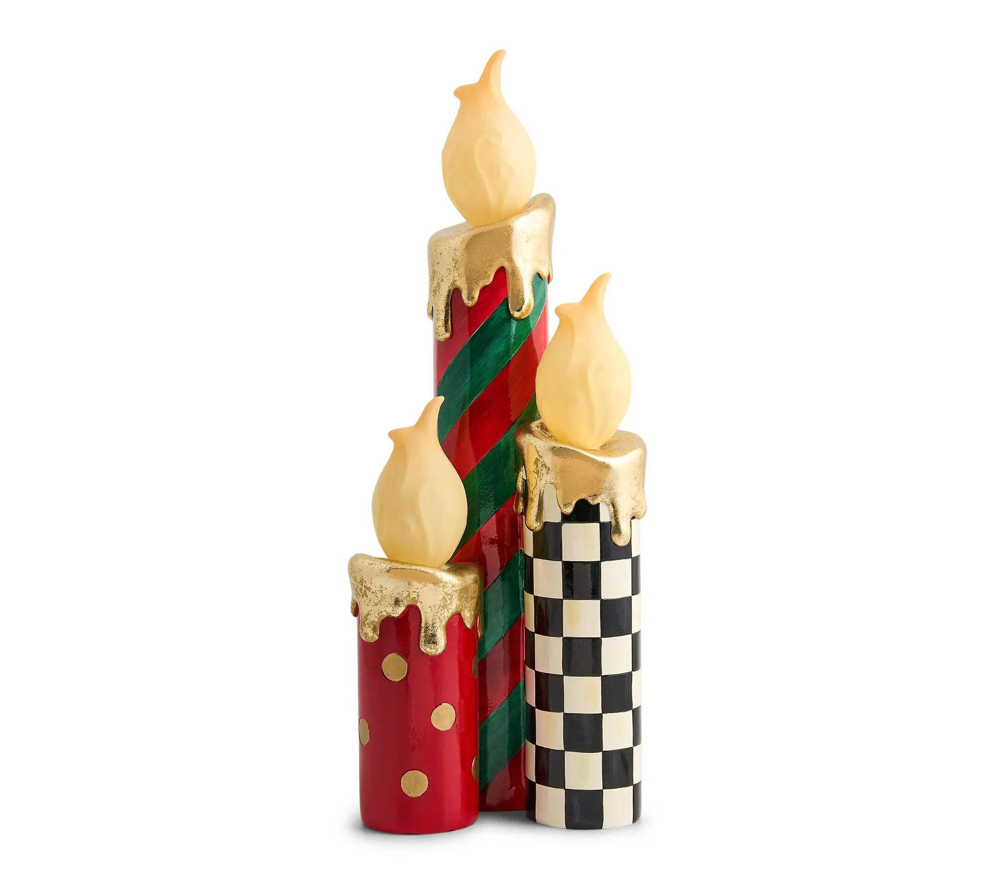 MacKenzie- Childs Candle Illuminated Trio