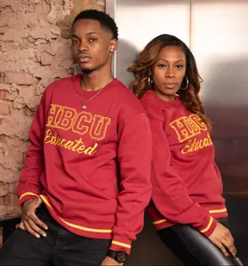 Crimson and Old Gold HBCU Educated Sweatshirt (Unisex)