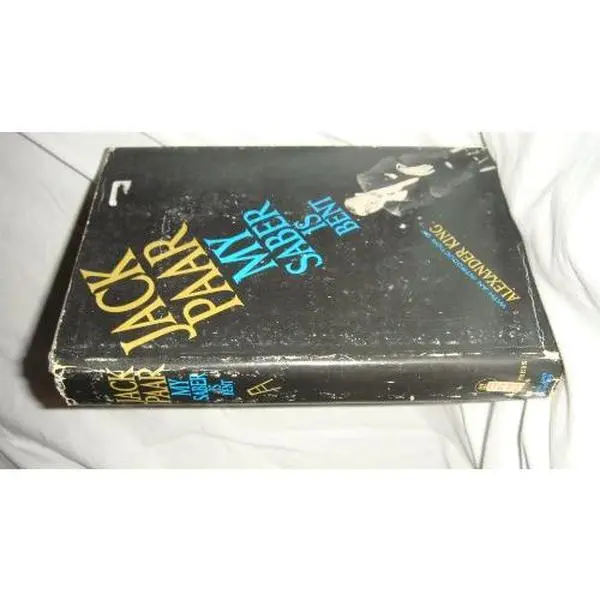 Used Literature Book - "My Saber Is Bent" by Jack Paar, Hardcover English Book, Simon and Schuster, Used Good Condition, 0.96 lb