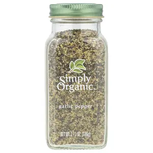 Simply Organic Garlic Pepper, 3.73 oz (106 g)