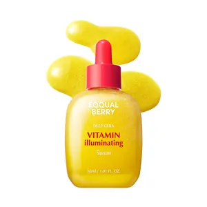 EQQUALBERRY Vitamin Illuminating Serum | Niacinamide 4% + Brightening Vitamin C Face Serum with Hyaluronic Acid & Vitamin E | Dark Spot, Uneven Tone Care | Korean Skincare, 1.01 fl.oz