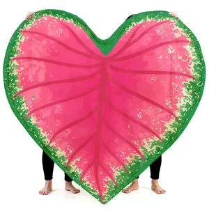 Leaf Shape Flannel Blanket, Heartfelt Gift Blanket, Soft Lightweight Comfortable Home Decor, Ideal Gift for Family Friends Partner, All Seasons Use