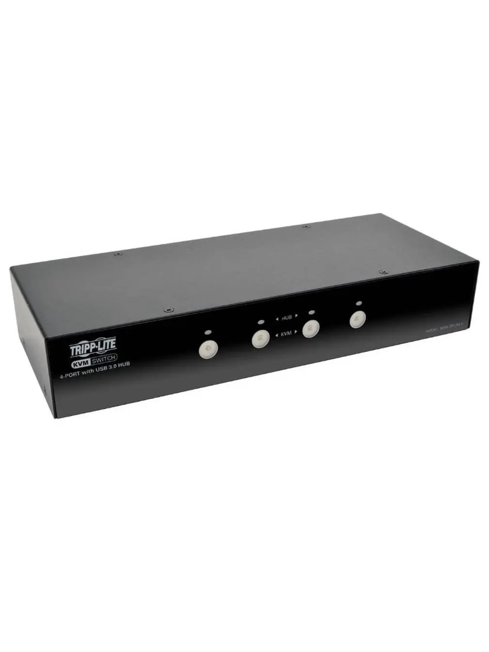 Tripp Lite TRL-B004-DPUA4-K 4-Port Displayport KVM Switch with Audio Cables & USB 3.0 SuperSpeed Hub