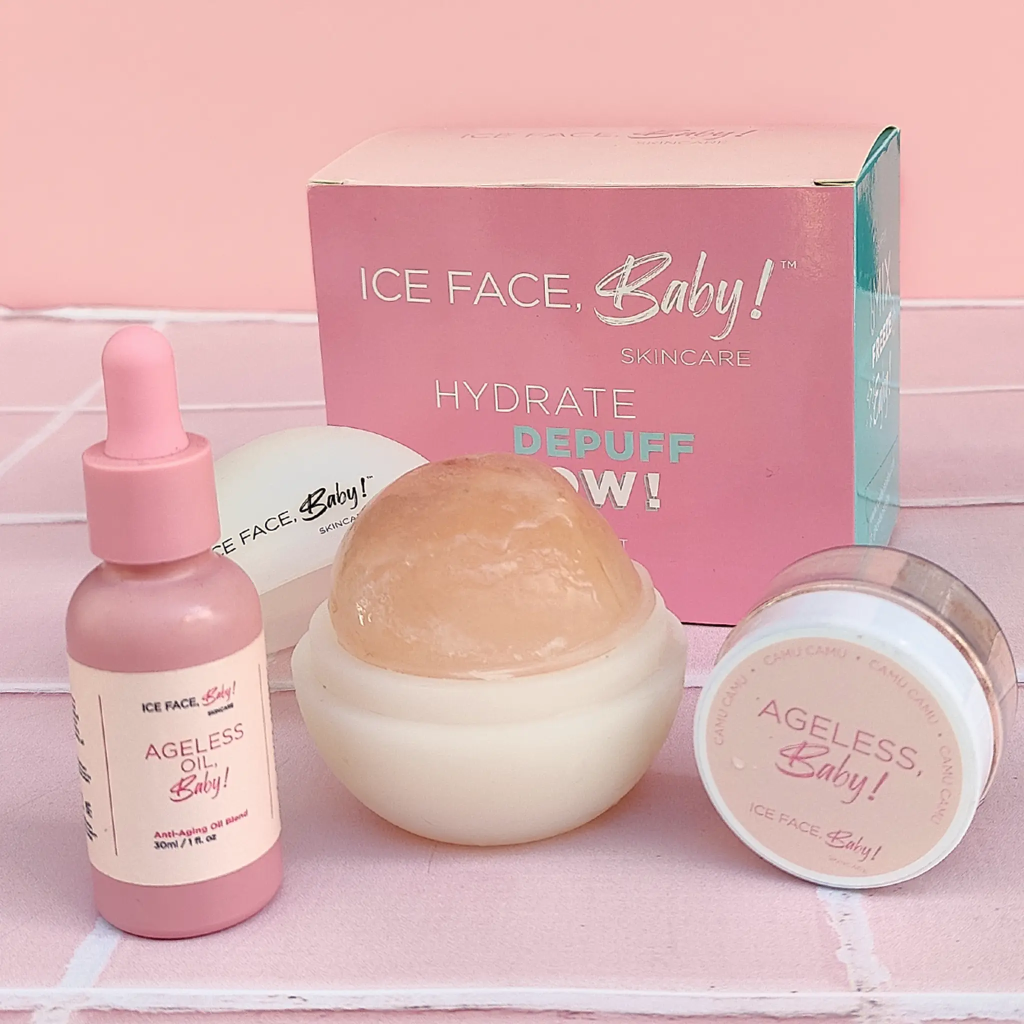 Ageless Kit! - Deep Renewal Ice Facial Kit  For advanced aging concerns & deeper nourishment
