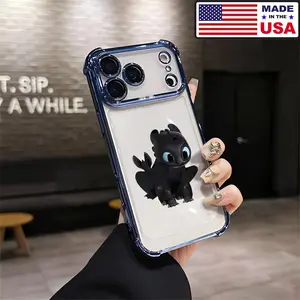 Toothless Dragon How to Train Your Dragon Aesthetic Design Pattern Casing For iPhone 17 16 15 14 13 12 Samsung 22 23 24 25 Plus Pro Max Ultra Soft Silicon TPU Shockproof Protector Vintage Unique Fashion Mobile Phone Case