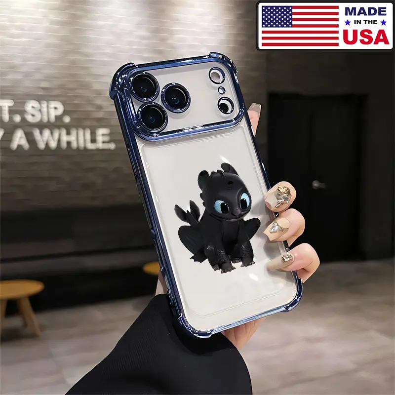 Toothless Dragon How to Train Your Dragon Aesthetic Design Pattern Casing For iPhone 17 16 15 14 13 12 Samsung 22 23 24 25 Plus Pro Max Ultra Soft Silicon TPU Shockproof Protector Vintage Unique Fashion Mobile Phone Case