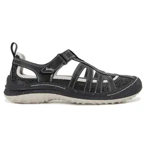Jambu Womens Joy Cut Out Slip On Sneakers Shoes Casual - Black