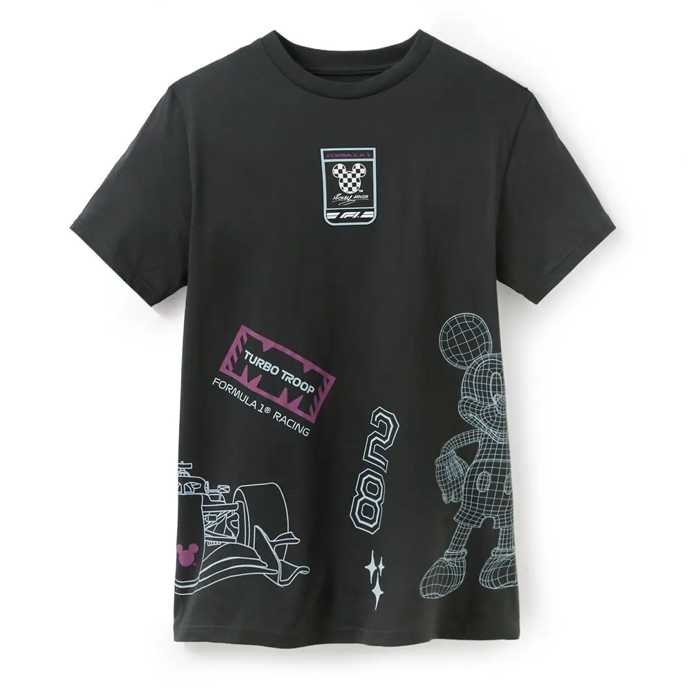Disney Store Disney x Formula 1® Velocity Mickey Mouse Crest T-Shirt for Men