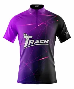 Track Bowling Jersey “Perse” Custom Name