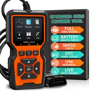 Obd2 Scanner Diagnostic Tool with Battery Tester, Car Code Reader, Print Data to Cloud, Clear Engine Error Codes Since 1996, Automotive Scan Tool