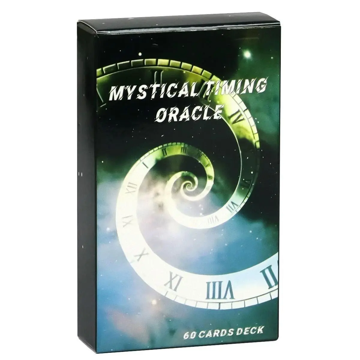 Mystical Time Oracle Card, 60pcs/set Tarot Card with Box, Tarot Card Game, Tarot Deck Card Games for Teens, Party Entertainment Game Card, Party Cards Game, Mystical Timing, Divine Timing, Future, Play, Tarot Card Decks, Card Game Sets