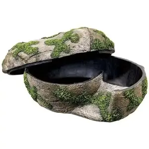 Zilla Rock Lair Hideout with Removable Top for Terrarium Pets