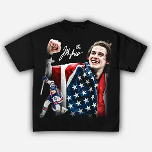 JACK HUGHES "GOLDEN GOAL" TEE, Winter Olympics 2026 Shirt, Graphic Tees, Unisex Y2K Cotton Tee, Streetwear