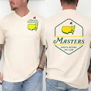 Augusta Golf Tournament Inspired T-Shirt Front & Back Print, Vintage Golfcore Graphic Tee for Men Women, Classic Championship Style Shirt, Premium Cotton Casual Tee, Trendy Golf Streetwear, Golf Fan Gift