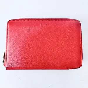Pre-owned Celine FINAL SALE Small Leather Goods Leather Medium Wallet