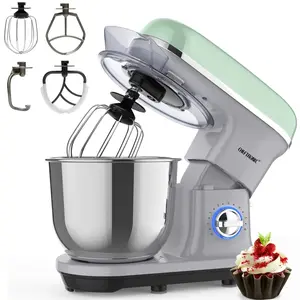 Cheftronic Artisan Stand Mixer, 5.5 Qt Tilt-Head Electric Mixer, 1500w 6-Speed, Multifunctional Kitchen Mixer with Dough Hook, Whisk, Food Beater, Butter Beater